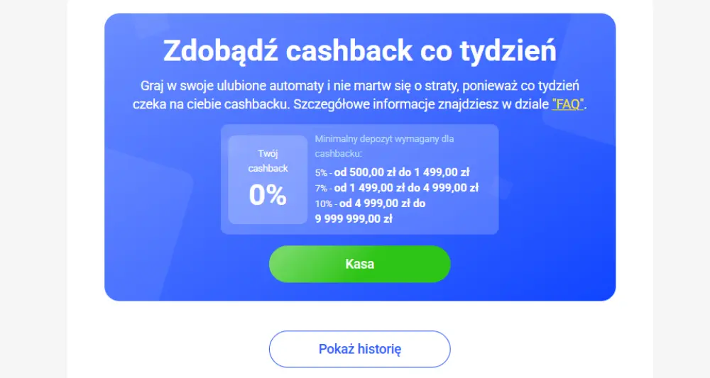 Bonus Cashback Slottica