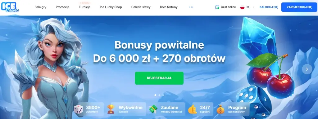 Ice Casino Welcome Bonus