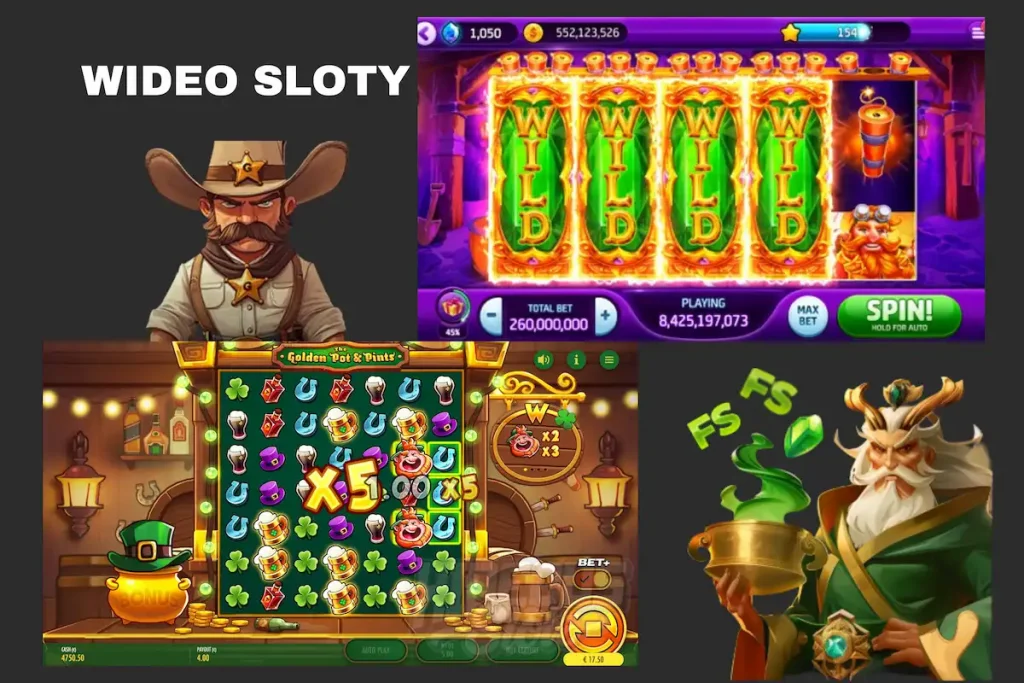 Wideo sloty to jest nowoczesna rozrywka z zaawansowaną grafiką