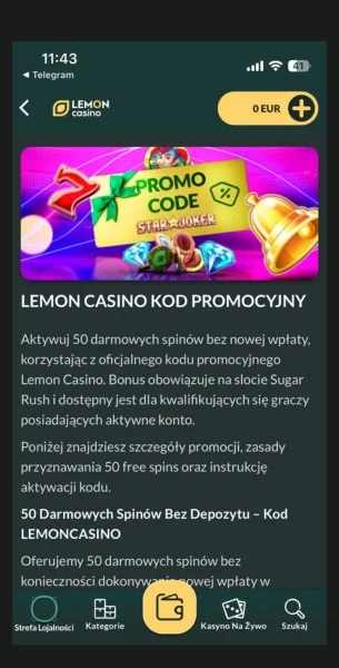 Lemon casino przejście przez link partnerski