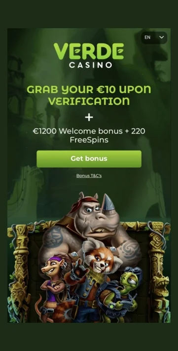 Verde casino przejście przez link partnerski