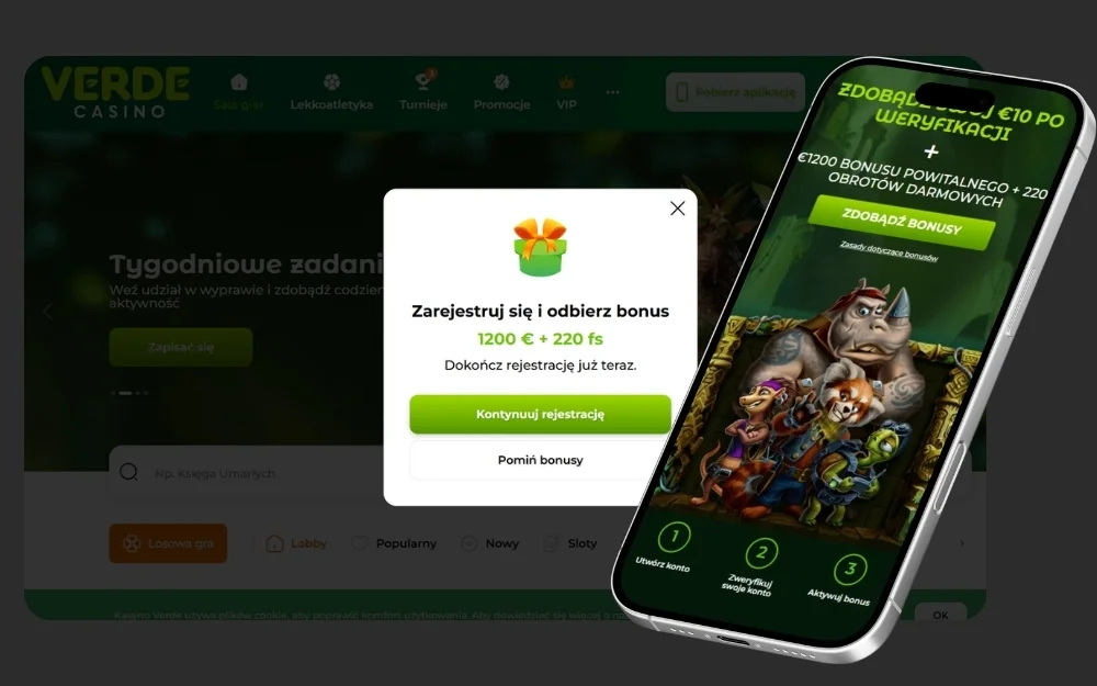 Verde Casino Warunki Bonus Bez Depozytu 10€
